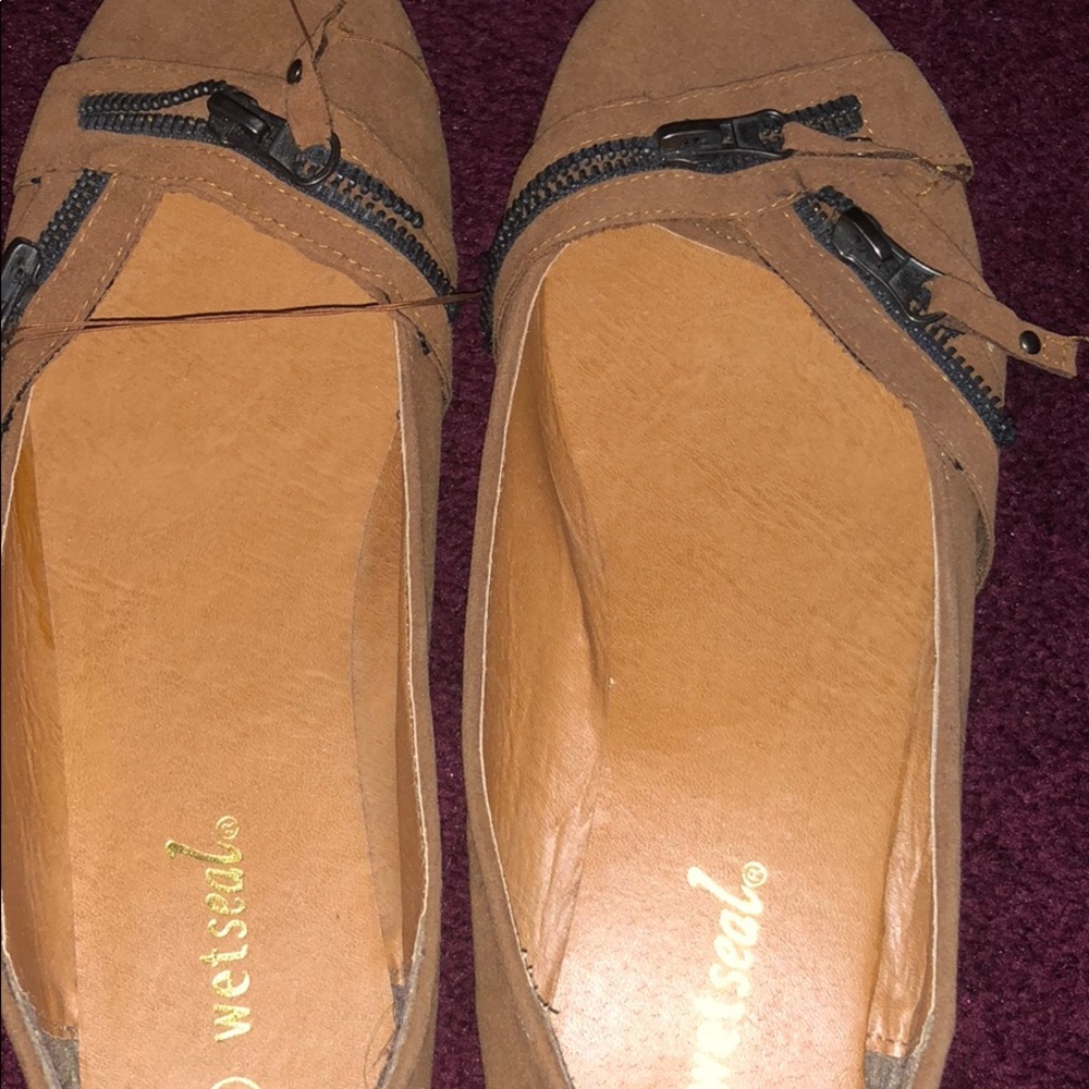 Suede Flats